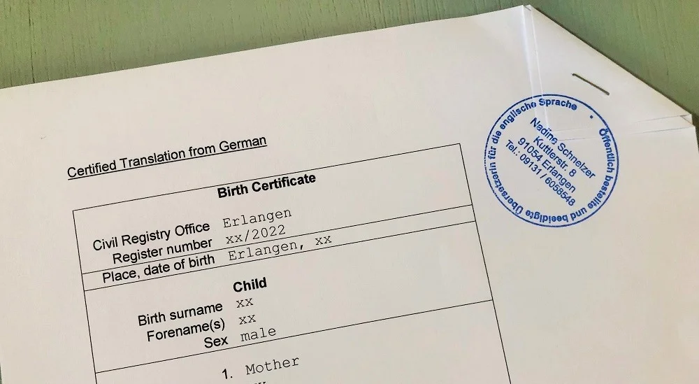 دارالترجمه رسمی مورد تایید سفارت آلمان